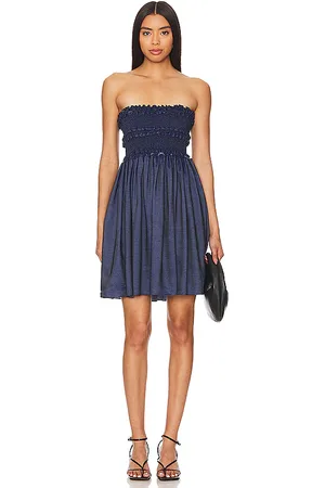 Azeeza Vestido anya en color denim-dark talla M en - Denim-Dark. Talla M (también en S, XS).
