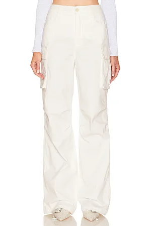 GOOD AMERICAN Cargo holgada en color blanco talla 0 en - White. Talla 0 (también en 4).