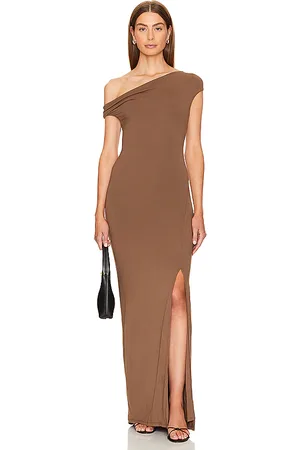Rue Sophie Vestido arlette twist en color talla L en - Brown. Talla L (también en M, S, XS).