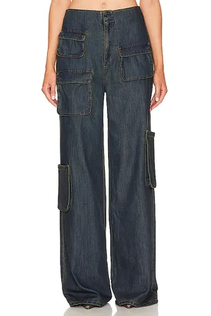 AFRM Maxwell cargo en color denim-dark talla 24 en - Denim-Dark. Talla 24 (también en 25, 26).