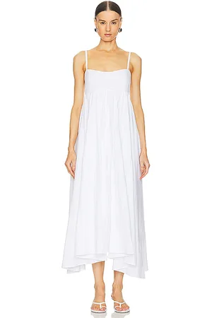 Azeeza Vestido midi rachel en color talla L en - White. Talla L (también en XS).