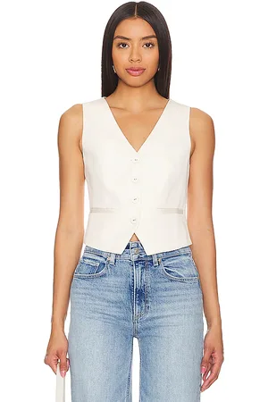 Paige Chaleco iris en color talla 10 en - Cream. Talla 10 (también en 12).