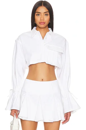 Camila Coelho Camisa luz en color talla M en - White. Talla M (también en S).