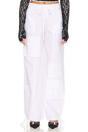 Lovers And Friends Pantalón maci cargo en color blanco talla M en - White. Talla M (también en S, XS).