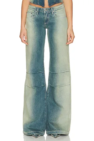 EB DENIM Pierna ancha loon en color denim-medium talla 30 en - Denim-Medium. Talla 30 (también en 31, 32).