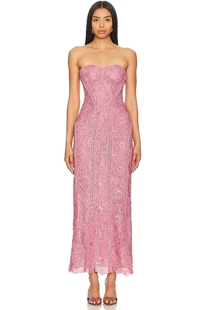 ROCOCO SAND Vestido midi paris lace en color mauve talla M en - Mauve. Talla M (también en L, S, XS).