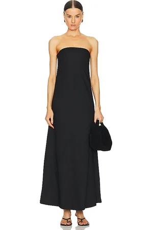 AEXAE Vestido largo columna en color talla XS en - Black. Talla XS (también en XXS).