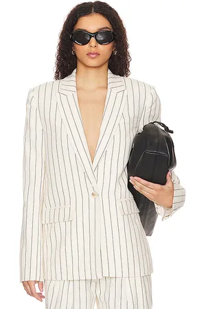 House of Harlow X revolve celia oversized blazer en color crema talla S en - Cream. Talla S (también en XS).