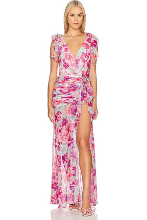 Lovers And Friends Vestido largo jade en color rosado talla M en - Pink. Talla M (también en XS, XXS).