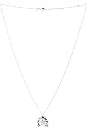 TWOJEYS Collar horseshoe en color plateado metálico talla all en - Metallic Silver. Talla all.