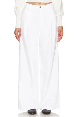 AGOLDE Pantalón con trabillas ellis en color blanco talla 29 en - White. Talla 29 (también en 27, 31, 33, 34).