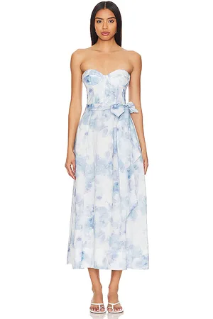 Bardot Vestido midi vibrant en color bebe azul talla 4 en - Baby Blue. Talla 4 (también en 12).