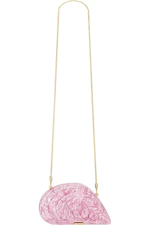 Simkhai Bolso de mano de ostras con perlas bridget en color rosado talla all en - Pink. Talla all.