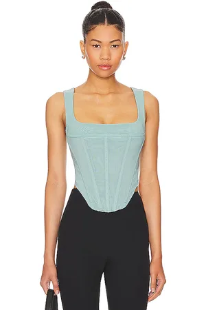 Miaou Corsé campbell en color azul talla M en - Blue. Talla M (también en S, XS).