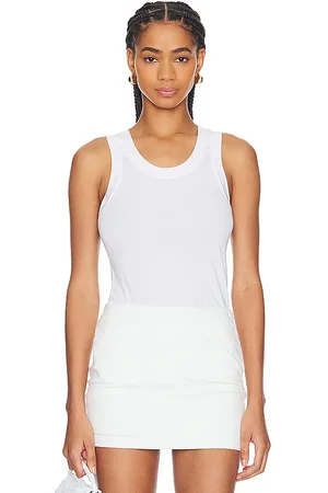 Norma Kamali Camiseta racer en color blanco talla L en - White. Talla L (también en M, XL).