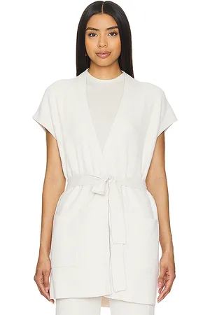 Barefoot Dreams Chaleco de corbata ccul en color neutral talla L en - Neutral. Talla L (también en M, XL, XS).