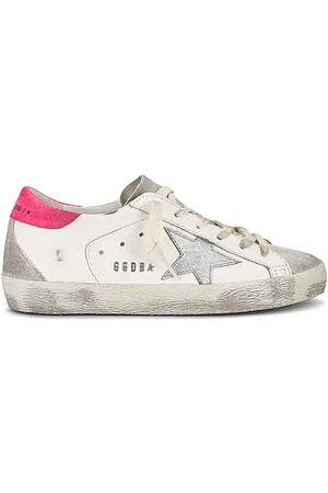 Golden Goose Zapatilla deportiva super star en color blanco talla 36 en White Ice Silver & Lobster Fluo - White. Talla 36 (también en