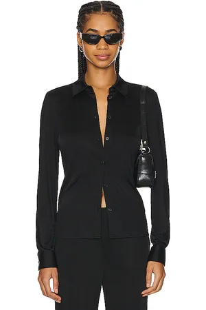 Helmut Lang Blusa fluid en color talla L en - Black. Talla L (también en XS).