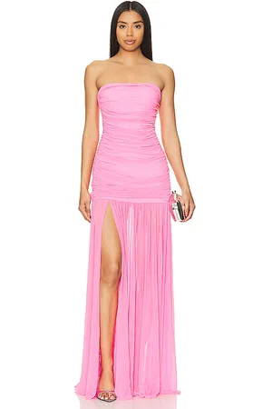 Retrofete Vestido largo adele en color rosado talla L en - Pink. Talla L (también en M, S, XL, XS).