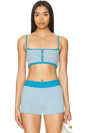 Ciao Lucia Celine top en color azul talla M en - Blue. Talla M (también en L, XL).