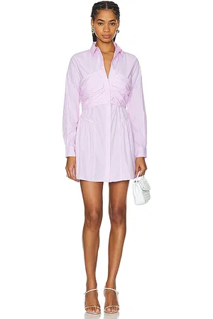 SOVERE Vestido camisero con corsé evermore en color rosado talla S en - Pink. Talla S (también en XL).