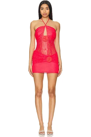 Lovers And Friends Vestido chana mini en color rosado talla L en - Pink. Talla L (también en M, S, XL).