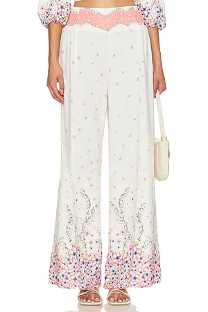 Agua Bendita Pantalones mar en color ivory talla L en - Ivory. Talla L (también en M).