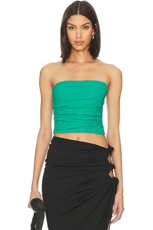 Free People Tubo boulevard en color azul cerceta talla L en - Teal. Talla L (también en M).