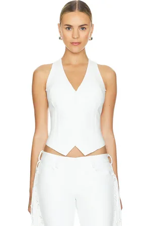 Norma Kamali Chaleco en color blanco talla L en - White. Talla L (también en S, XL).