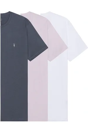 AllSaints Camiseta brace en color azul talla S en Blue Sugar Lilac & White - Blue. Talla S (también en XL/1X).