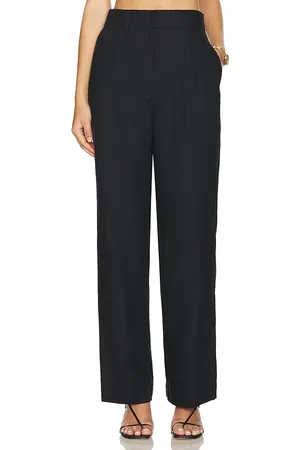 POSSE Pantalón con trabillas presley en color talla XS en - Black. Talla XS (también en L, XXS).