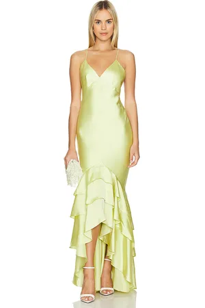 Lovers And Friends Vestido largo cleo en color verde talla M en - Green. Talla M (también en L, S, XL).