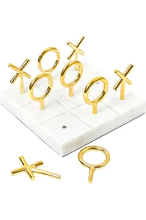 Jonathan Adler Conjunto tic-tac-toe set en color blanco talla all en N/A - White. Talla all.