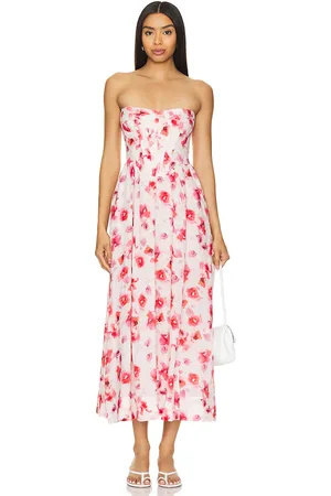 Bardot Vestido midi lola en color rosado talla 2 en - Pink. Talla 2 (también en 10, 4, 6, 8).