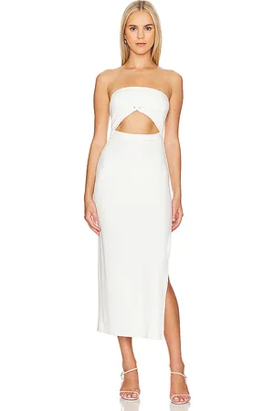 L*Space Vestido midi kierra en color talla M en - Cream. Talla M (también en L, S, XL).