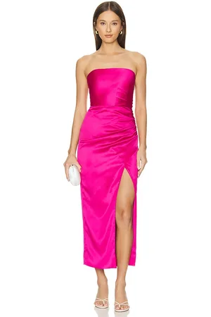 Bardot Vestido midi yana en color talla 2 en - Fuchsia. Talla 2 (también en 4).