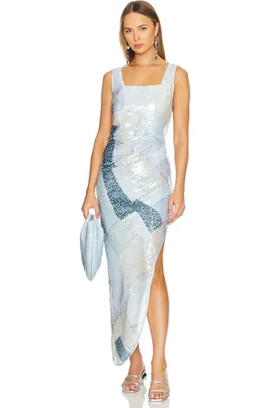 Cult Gaia Maxivestido junie en color azul talla M en - Blue. Talla M (también en S).