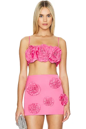 Lovers And Friends Kirylam top en color rosado talla S en - Pink. Talla S (también en XS).