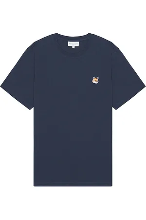 Maison Kitsuné Camiseta en color azul talla M en - Blue. Talla M (también en S, XL/1X).