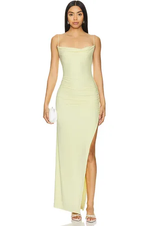 Lovers And Friends Vestido largo odessa en color amarillo talla M en - Yellow. Talla M (también en L, XL).
