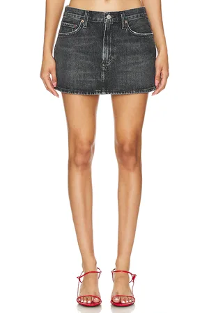 AGOLDE Minifalda alek en color negro talla 23 en - Black. Talla 23 (también en 24, 25, 26, 28, 29, 30, 31, 32).