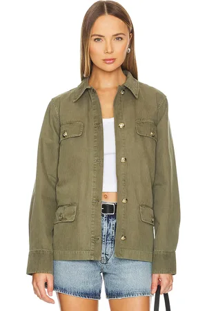 ANINE BING Chaqueta corey en color verde talla S en - Green. Talla S (también en XS).