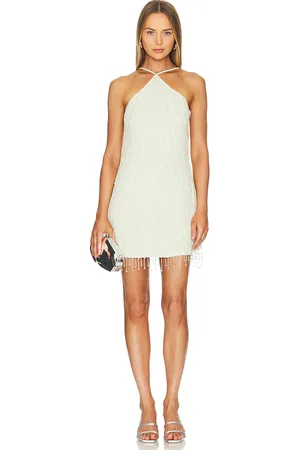 Cult Gaia Minivestido cassian en color hierbabuena talla M en - Mint. Talla M (también en S).