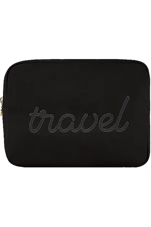 Stoney Clover Lane Bolsa de viaje travel embroidered large pouch en color negro talla all en - Black. Talla all.