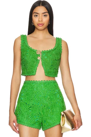 AMUR Top corto aella en color verde talla 10 en - Green. Talla 10 (también en 12).