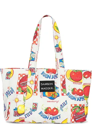 Damson Madder Bolso tote bon appetito en color blanco talla all en - White. Talla all.