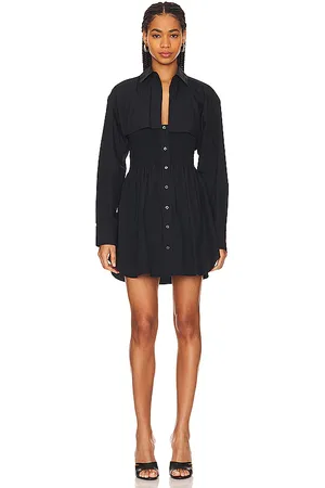 Alexander Wang Blusón mini vestido en color talla XS en - Black. Talla XS (también en XXS).