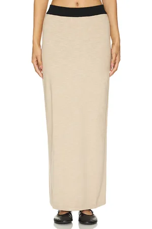 Lovers And Friends Falda maxi tammy en color beige talla L en - Beige. Talla L (también en M, S, XS, XXS).