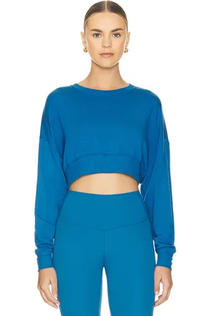 Splits59 Sudadera corta noah en color azul talla L en - Blue. Talla L (también en XL).