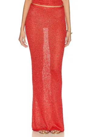 Asta Resort Falda maxi carolina en color rojo talla L en - Red. Talla L (también en M, S, XL, XS).